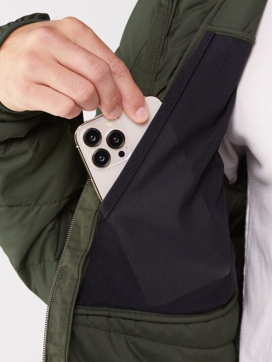 NEW Fjallraven Men Keb Padded Insulated Hoodie Full Zip Jacket NWT Deep Forest M - Picture 5 of 16